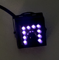 total invisible 940nm IR LED light covert mini encased camera