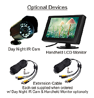 Portable monitor Day Night IR Camera